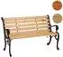 MCW Gartenbank O25 2-Sitzer, Gusseisen & Kiefernholz, 132cm, natur (MCW-O25)