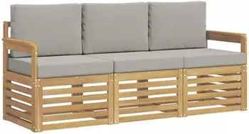 vidaXL Sofagarnitur Akazienholz massiv (3391301)