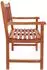 vidaXL Gartenbank mit Auflage 120cm Akazienholz (3063775)