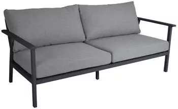 Brafab Samvaro 2,5-Sitzer Gartensofa Aluminium/Olefin anthrazit/pearl grey