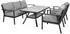 Brafab Samvaro 2,5-Sitzer Gartensofa Aluminium/Olefin anthrazit/pearl grey