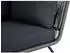 Siena Garden Kansas Lounge Ecksofa Aluminium, Geflecht dunkelgrau mit Kissen (T59866)