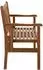Dehner Sunshine Klappbank 2-Sitzer, Akazienholz FSC®-zertifiziert, 120x91x59cm