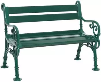 Blome Linderhof Landhausbank 2-Sitzer, Kunststoff-Mehrkammerprofile, moosgrün (PR_RBL4L-04)
