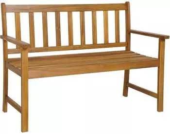 Costway Gartenbank 2-Sitzer, Akazienholz, bis 360kg (HW70945)