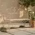CLP Minna Gartenbank Metall, Jugendstil, 2-Sitzer