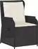 vidaXL Gartenbank 2-tlg. Poly-Rattan, schwarz