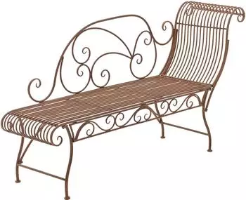 CLP Karma Gartenbank Metall, antikbraun (11177432)