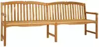 vidaXL Handgefertigte Rosenbank 228 x 61 x 94,5 cm Massivholz Teak