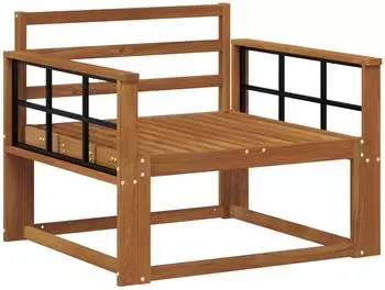 vidaXL Outdoor Mittelsofa Akazienholz massiv, natur (3436276)