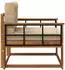 vidaXL Outdoor Mittelsofa Akazienholz massiv, natur (3436276)