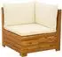 vidaXL Outdoor-Sofagarnitur 8-teilig, Akazienholz, braun (3403088)