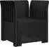 vidaXL Sessel 1-Sitzer mit Kissen Rattan-Look PP anthrazit (8011853)