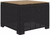 vidaXL 1-Sitzer Garten-Sofa mit Kissen Rattan-Look PP Anthrazit