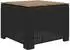 vidaXL Garten-Sofa 1-Sitzer mit Kissen, Rattan-Look PP, anthrazit (8011762)