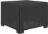 vidaXL Garten-Sofa 1-Sitzer mit Kissen, Rattan-Look PP, anthrazit (8011762)
