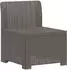 vidaXL 2-Sitzer Garten-Sofa Rattan-Look PP hellgrau (8011923)