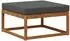 vidaXL Gartenlounge-Set 6-tlg. natur und anthrazit (3367980)