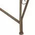 vidaXL Baumbank rund 8-Sitzer Ø160x89cm Stahl antikbraun (42029533)