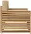 vidaXL Outdoor-Sofa Polyester, weiß und beige (3439145)