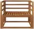 vidaXL Outdoor Mittelsofa, Akazienholz, natur (3436251)