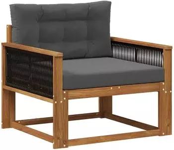vidaXL Outdoor Mittelsofa natur (3438851)