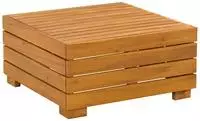 vidaXL Garten-Beistelltisch Massivholz Akazie Braun 60 x 60 x 30 cm