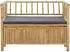 vidaXL Garten-Aufbewahrungsbank Bambus natur 110x47x80cm (42028077)