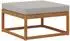 vidaXL Outdoor-Sofagarnitur mit Kissen 8-tlg., natur/hellgrau (3367994)