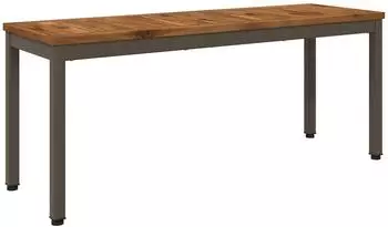 vidaXL Gartenbank rechteckig 108,5x35x45cm Akazienholz (901297)