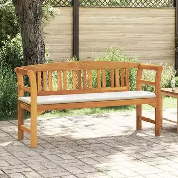 vidaXL Rosenbank, Akazien-Massivholz, natur, 157x46x82,5cm