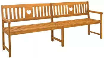 vidaXL Gartenbank Massivholz Akazie 220x55,5x90cm (42028092)
