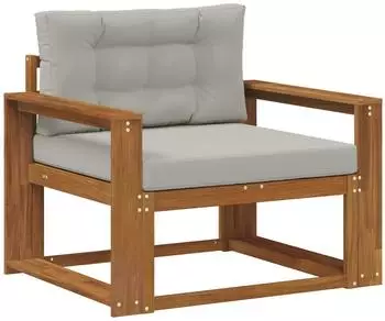 vidaXL Outdoor Mittelsofa, natur (3436273)
