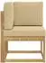 vidaXL Outdoor-Ecksofa Massivholz Akazie weiß (901471)