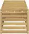 vidaXL Outdoor Hocker Bank weiß 115x43x37cm Akazien-Massivholz (901691)