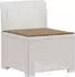 vidaXL 4-Sitzer Gartensofa mit Kissen, Rattan-Look PP, weiß (3443864)
