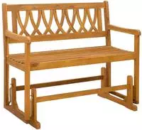 vidaXL Garten Schaukeltbank Natur 110 x 59 x 97 cm Massivholz Akazie
