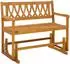 vidaXL Schaukelbank Massivholz Akazie, natur, 110x59x97cm (42028080)