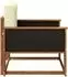 vidaXL Outdoor Mittelsofa, natur (3438839)
