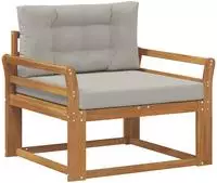 vidaXL Outdoor Mittelsofa Natur