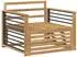 vidaXL Outdoor-Sofa Massivholz Akazie weiß (3439146)