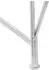 vidaXL Baumbank 4-Sitzer 160x80x44cm Stahl antik weiß (42029512)