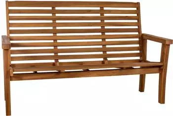 CLP Nicosia Gartenbank mit Liegefunktion, Teakholz, 180cm
