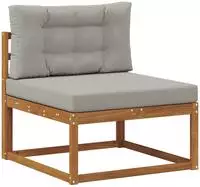 vidaXL Outdoor Mittelsofa Natur