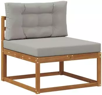 vidaXL Outdoor Mittelsofa Massivholz Akazie, natur (900533)