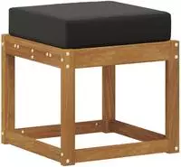 vidaXL Outdoor Hocker Bank Massivholz Akazie Natur