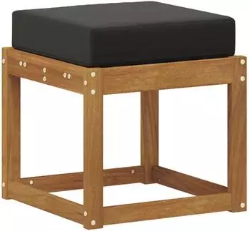 vidaXL Outdoor-Hocker Bank Akazien-Massivholz, natur (900662)