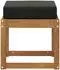 vidaXL Outdoor-Hocker Bank Akazien-Massivholz, natur (900662)