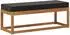 vidaXL Outdoor Hocker Bank Akazien-Massivholz, natur (900674)