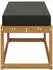 vidaXL Outdoor Hocker Bank Akazien-Massivholz, natur (900674)